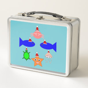 Lunch Box Créatures de la mer de Noël