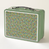 Lunch Box Crème de glace Colorful-Pistachio Texte personnali (Dos)