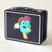 Lunch Box Crème glacée au Tennis avec raquette de tennis (Dos)