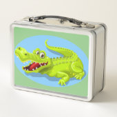 Lunch Box Crocodile de dessin sauvage (Dos)