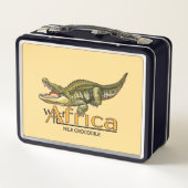 Lunch Box Crocodile du Nil.Chien sauvage africain. Afrique s (Dos)