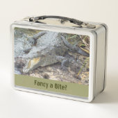 Lunch Box Crocodile jamaïcain d'eau salée (Dos)