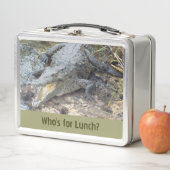 Lunch Box Crocodile jamaïcain d'eau salée (En situation)