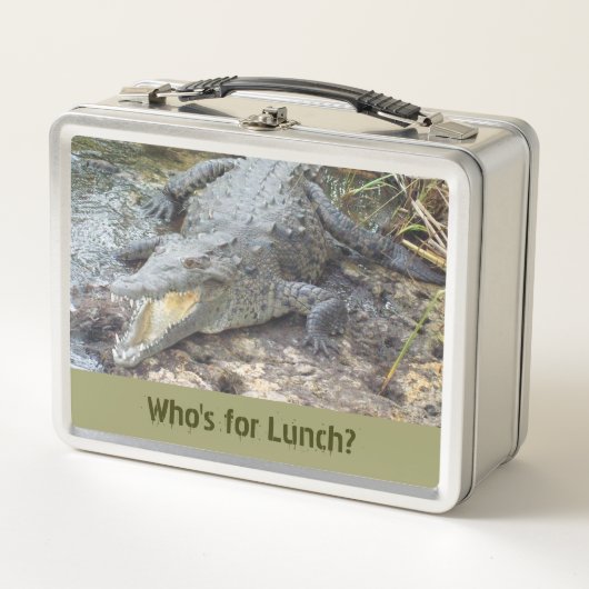 Lunch Box Crocodile jamaïcain d'eau salée (Devant)