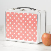 Lunch Box Croix blanche sur pêche (En situation)