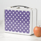Lunch Box Croix blanches sur ultra violet (En situation)