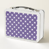 Lunch Box Croix blanches sur ultra violet (Dos)
