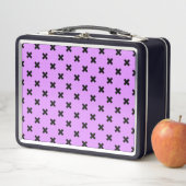 Lunch Box Croix noire sur lilas (En situation)