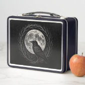 Lunch Box Crow with Full Moon Folk Horror (En situation)