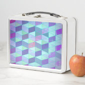 Lunch Box Cubes en triangles Motif géométrique (En situation)
