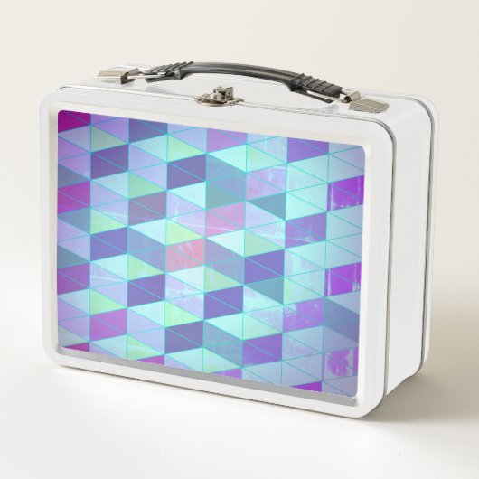 Lunch Box Cubes en triangles Motif géométrique (Devant)
