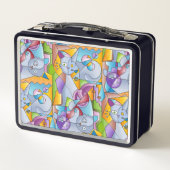 Lunch Box Cubist Cats - The Mininos (Dos)