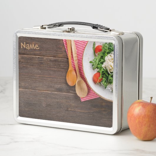 Lunch Box Cuillère, fourchette et plat (En situation)