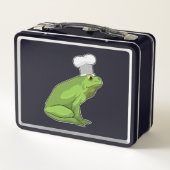 Lunch Box Cuire la grenouille avec casquette (Dos)