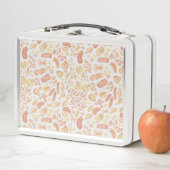 Lunch Box CUITS ITALIENS Le mignon motif de pâtes italiennes (En situation)