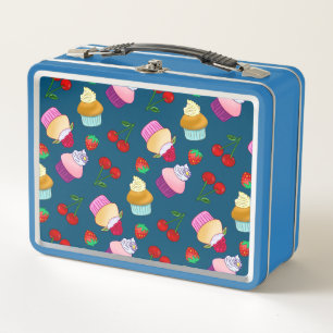 Lunch Box Cupcake Muffin Fraise Cerise Sweet Candy