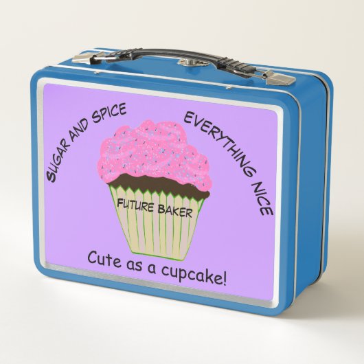 Lunch Box Cupcakes rose pourpre (Dos)