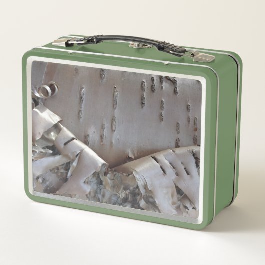 Lunch Box Curly Birch Bark Tree Rustic (Dos)