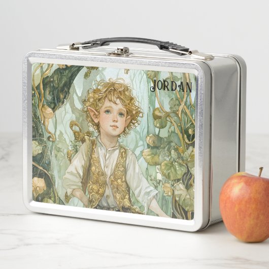 Lunch Box Custom Emerald Forest Elf Boy (En situation)