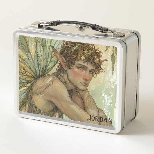 Lunch Box Custom Emerald Forest Guardian Elf  (Dos)