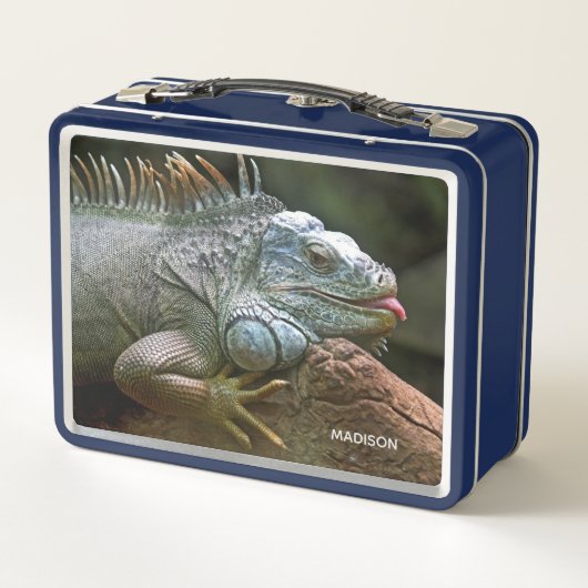 Lunch Box Custom Name Iguana (Dos)
