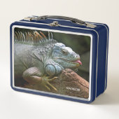 Lunch Box Custom Name Iguana (Devant)