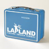 Lunch Box Custom Name LAPLAND (Dos)