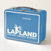 Lunch Box Custom Name LAPLAND (Devant)