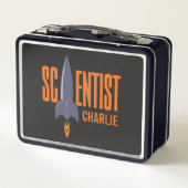 Lunch Box Custom Name Rocket Scientist (Dos)