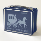 Lunch Box Custom Name & Text Mackinac Island (Dos)