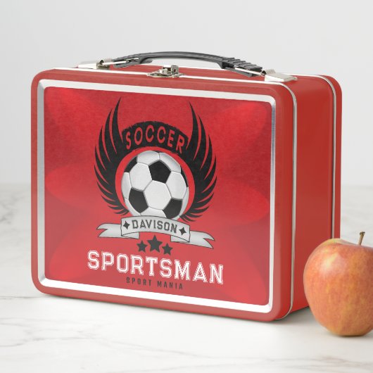 Lunch Box Custom Soccer Back to school (En situation)