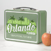 Lunch Box Custom Text Orlando Florida (En situation)