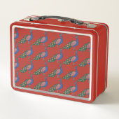 Lunch Box customizable Vivid Humble Peacock (Dos)