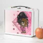Lunch Box Cute Africaine Américaine (En situation)