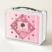 Lunch Box Cute Africaine Américaine (Dos)