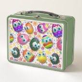 Lunch Box Cute and Funny Easter Eggs Cartoon (Devant)