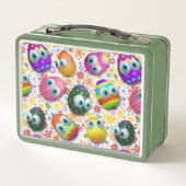 Lunch Box Cute and Funny Easter Eggs Cartoon (Dos)