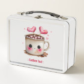 Lunch Box Cute aquarelle cacao chaud Mug (Devant)