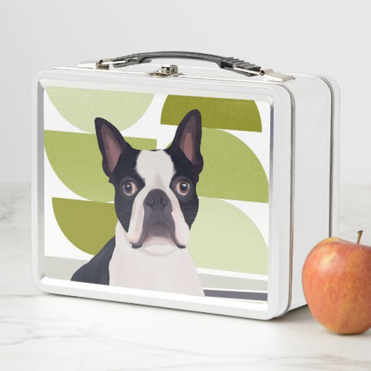 Lunch Box Cute Boston Terrier Dog (En situation)