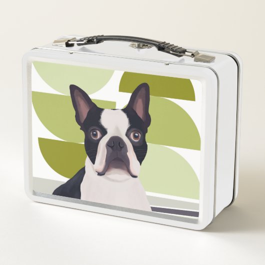 Lunch Box Cute Boston Terrier Dog (Dos)