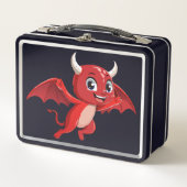 Lunch Box Cute cartoon flying devil (Devant)