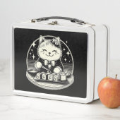 Lunch Box Cute Chat Manger Sushi Japonais Kawaii (En situation)