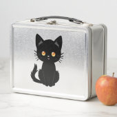Lunch Box Cute chat noir 2 (En situation)