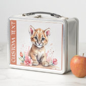 Lunch Box Cute cougar American School Bibliothèque cadeaux p (En situation)