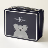 Lunch Box Cute Cudely Australia Baby Koala Oear Monogramme (Dos)