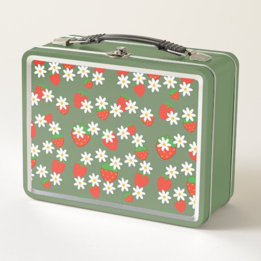 Lunch Box Cute Daisy Flower Motif de Noël (Devant)