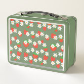 Lunch Box Cute Daisy Flower Motif de Noël (Dos)