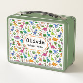 Lunch Box Cute Dinosaur Retour à l'école (Dos)