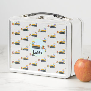 Lunch Box Cute dinosaure tracteur Camion École enfants garço