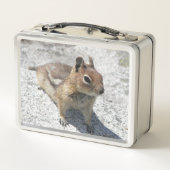 Lunch Box Cute écureuil terrestre Nature Photo (Dos)